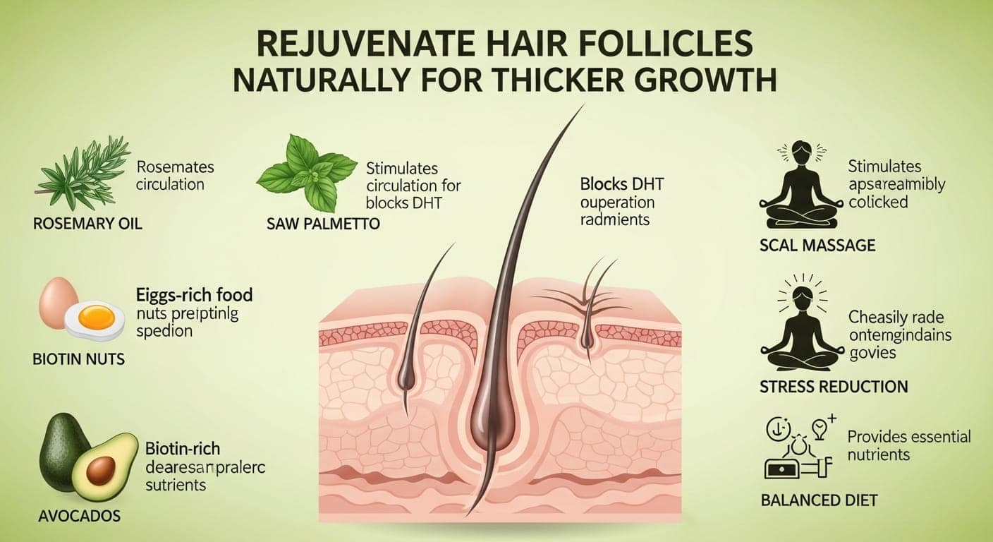 Rejuvenate Hair Follicles